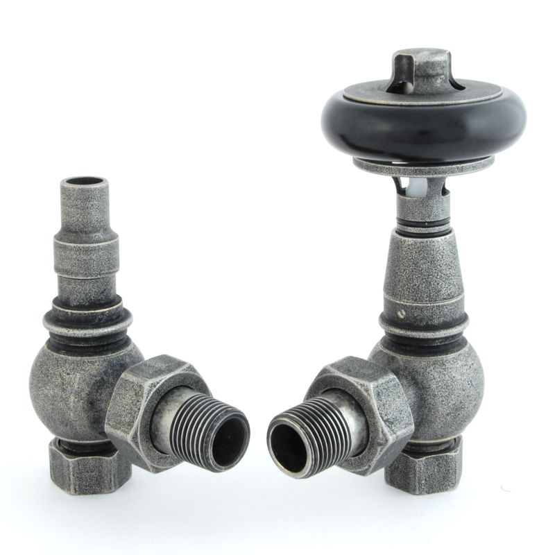 West Thermostatic Valves, Amberley, Pewter Angled - 10mm Price Comparisons | Compare The Build