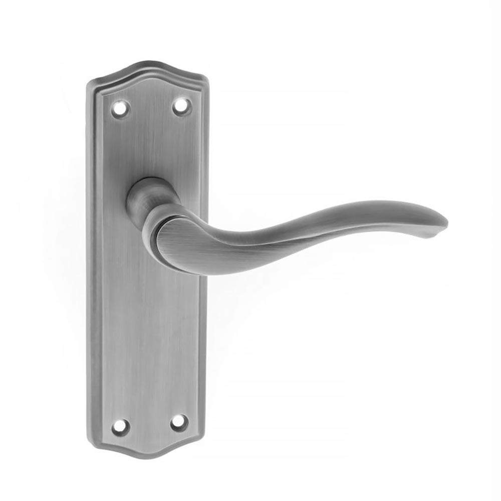 Atlantic Old English Warwick Latch Lever on Backplate - Matt Gun Metal Gunmetal Grey Atlantic UK OE178LMBN Price Comparisons | Compare The Build