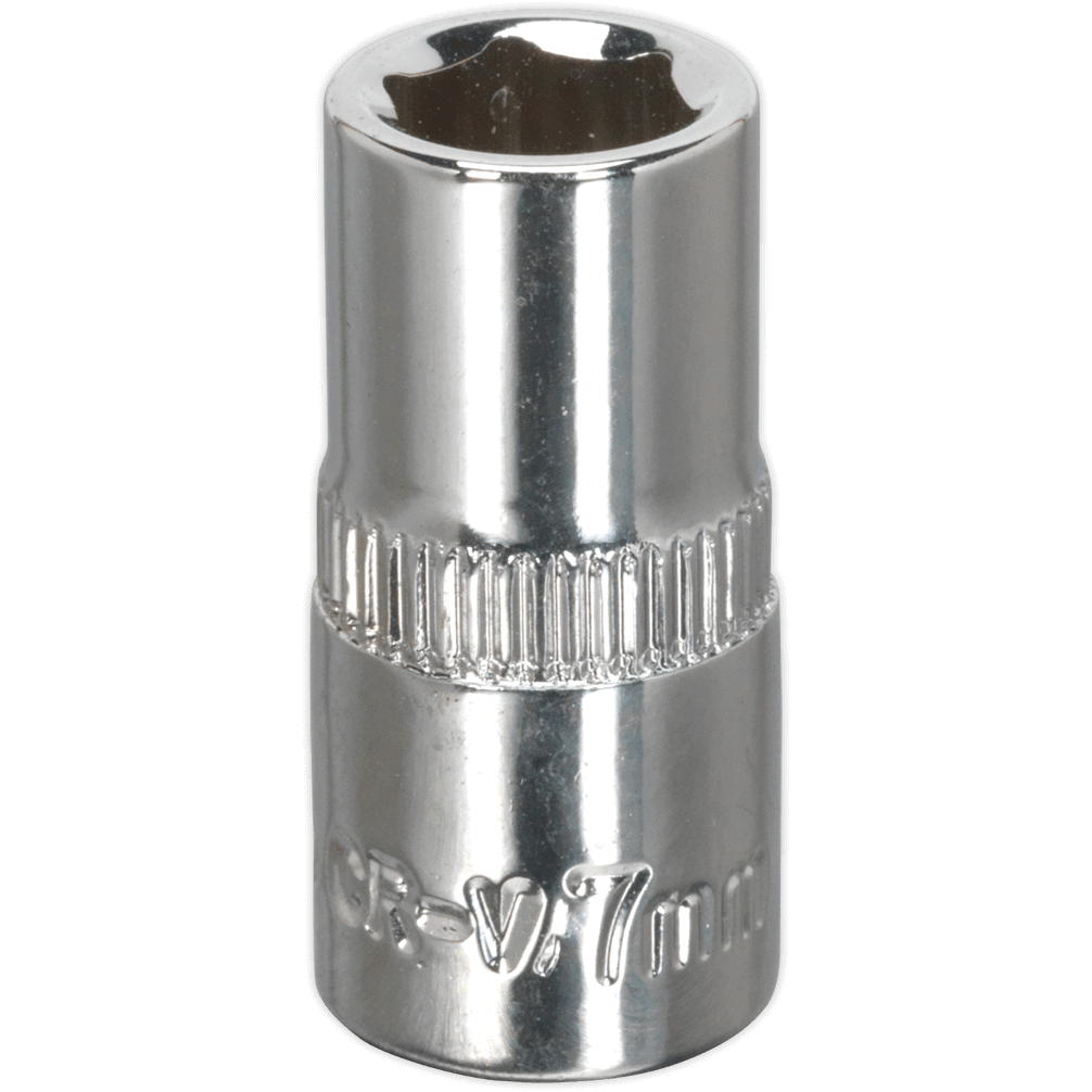 Sealey 1/4" Drive Hexagon WallDrive Socket Metric 1/4" 7mm | Compare The Build