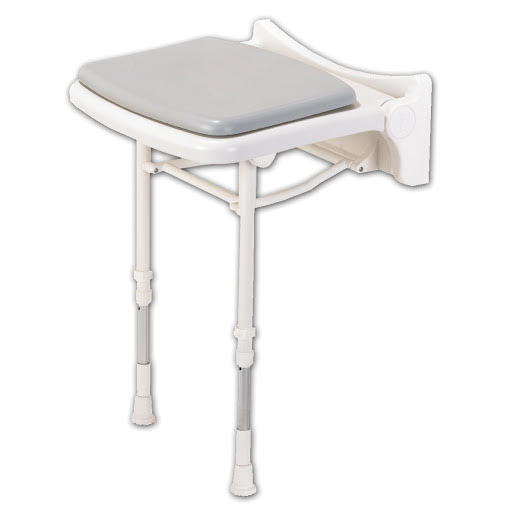 AKW Compact Folding Shower Seat with Grey pad - 02000P Price Comparisons | Compare The Build