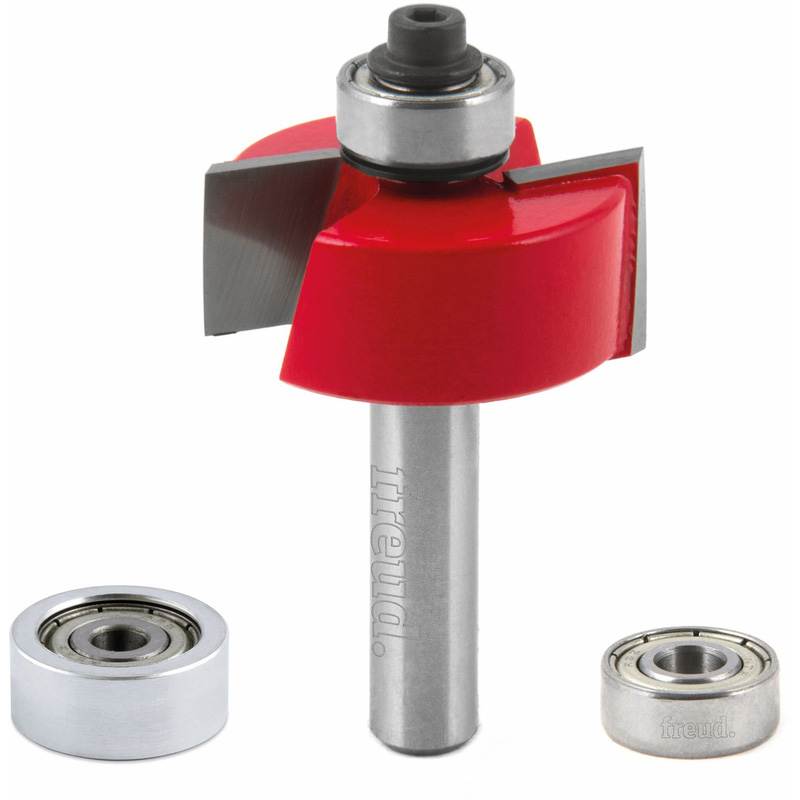 Freud 1/2" Rabbeting Router Bit with Bearing Set 34.9 x 12.7mm Resin | Compare The Build