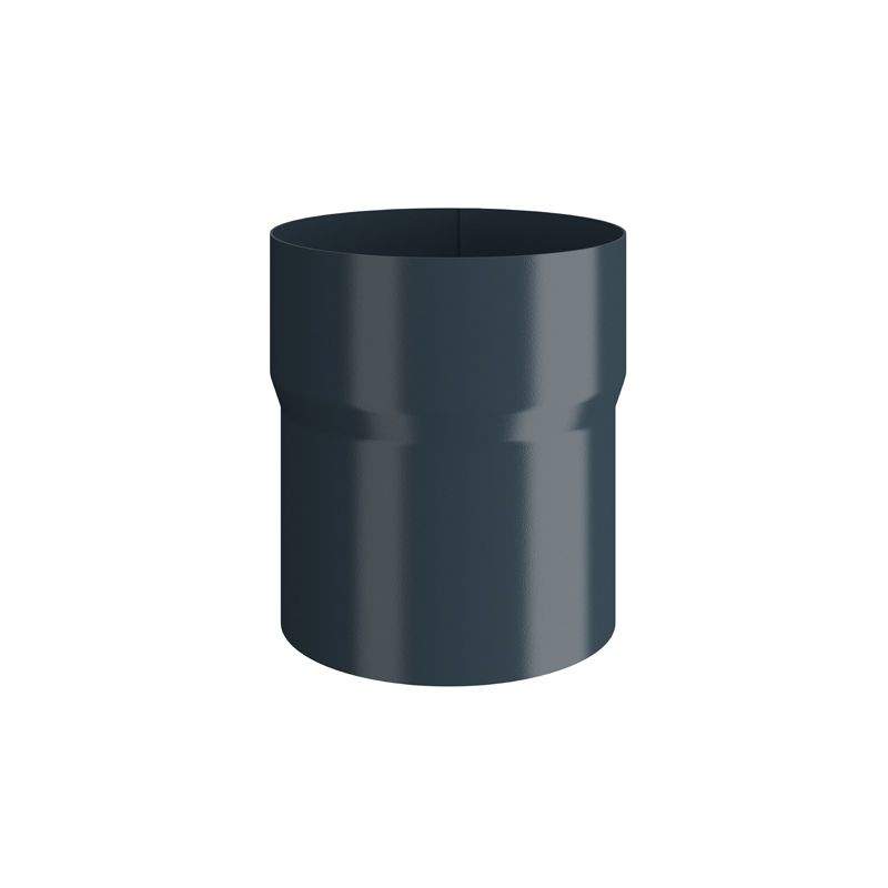 Lindab Steel Round Pipe Connector 87mm Painted Dark Grey Galvanised Steel SRORM87DG Price Comparisons | Compare The Build
