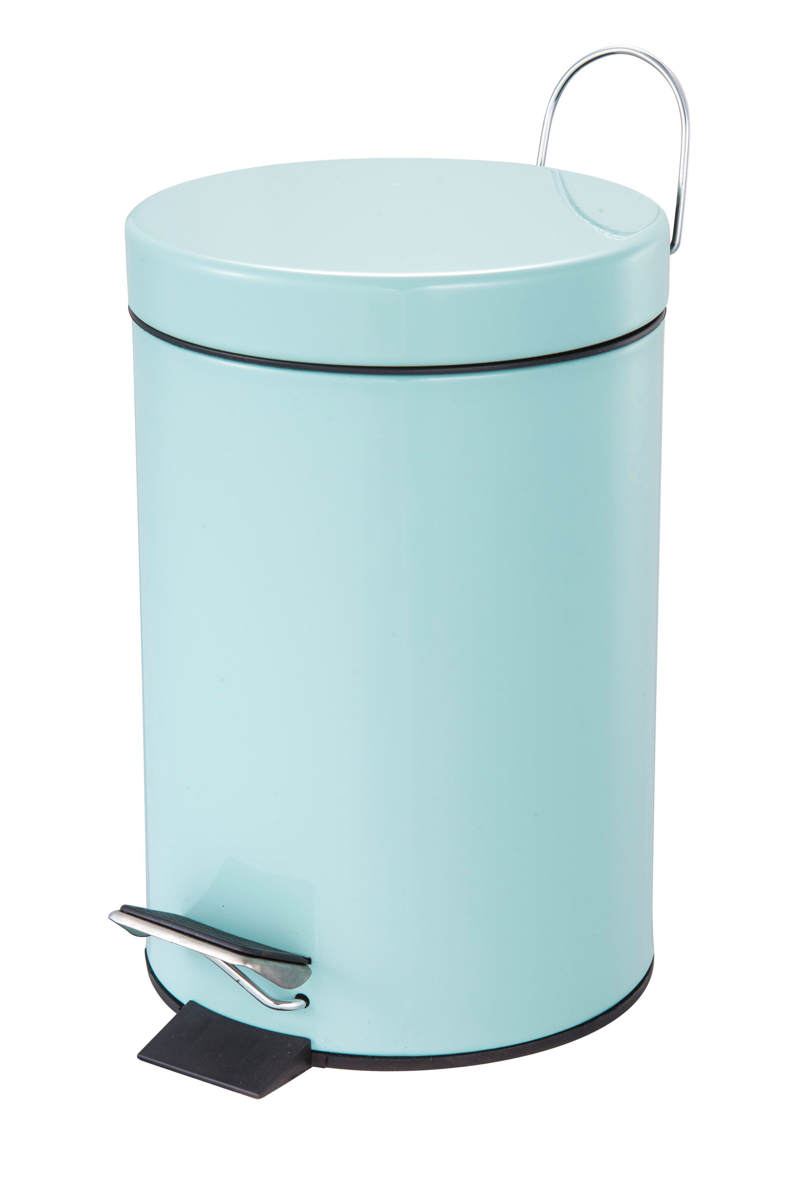 Cooke & Lewis Baya Gloss Duck Egg Metal Round Pedal Bin, 3L | Compare The Build