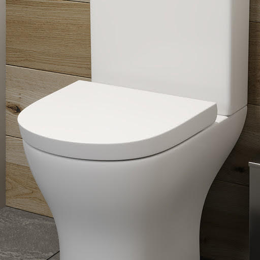 Ceramica Arles Soft Close D-Shape Toilet Seat - Top Fix White Price Comparisons | Compare The Build