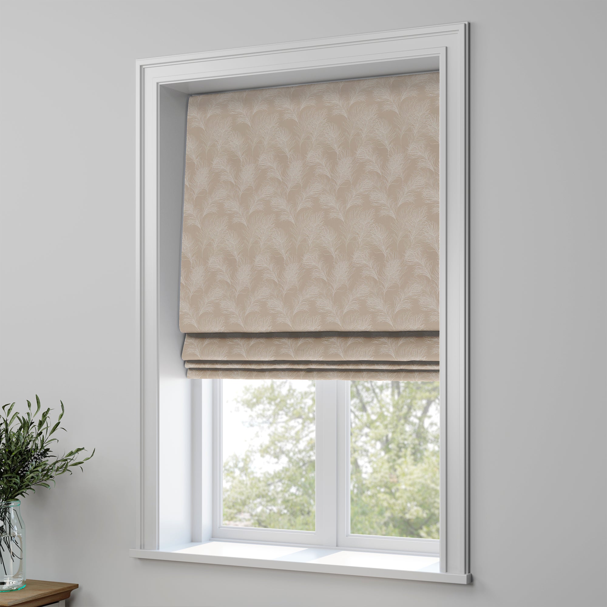 Feathers Made to Measure Roman Blind Feathers Coffee Price Comparisons | Compare The Build