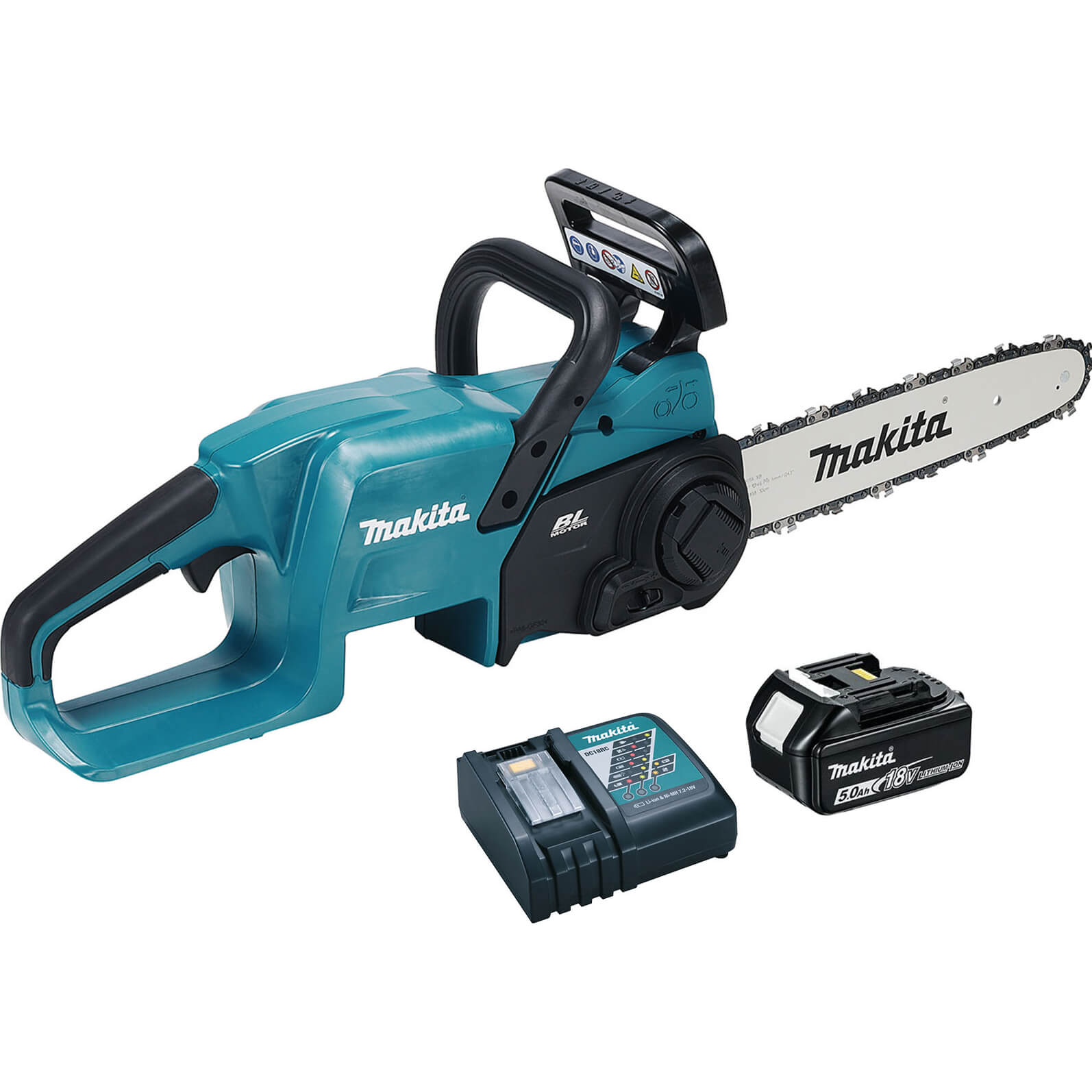 Makita DUC307 18v LXT Cordless Brushless Chainsaw 300mm 1 x 5ah Li-ion Charger | Compare The Build