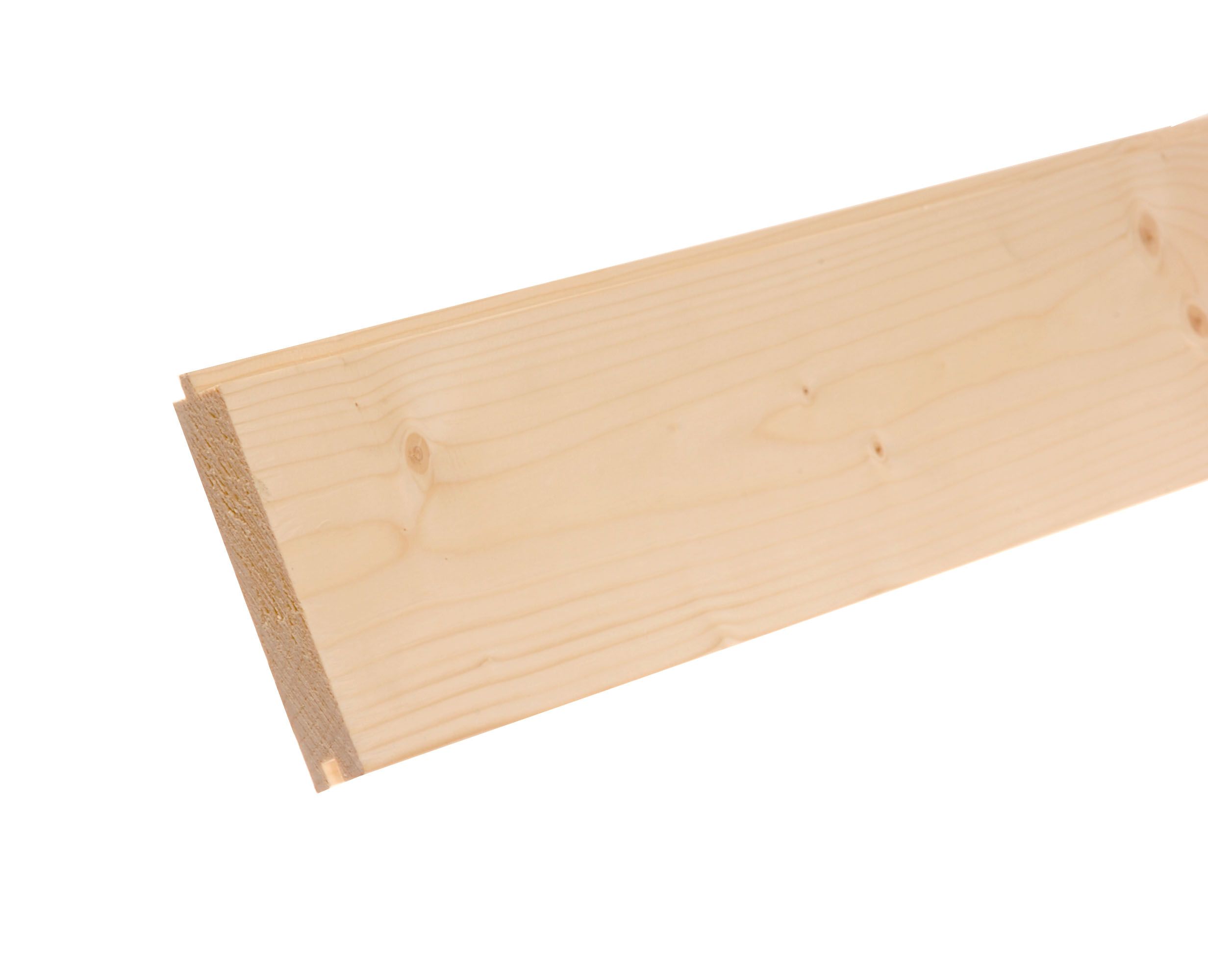 Planed Spruce Tongue & groove Floorboard (L)2.1m (W)119mm (T)18mm0 Price Comparisons | Compare The Build