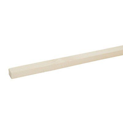 Rough sawn Whitewood Stick timber (L)2.4m (W)20mm (T)15mm, Pack of 8 Price Comparisons | Compare The Build