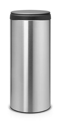 Brabantia Steel Round Kitchen Touch Top Bin, 30L Price Comparisons | Compare The Build