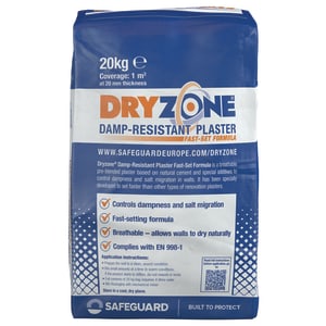 Dryzone Fast Set Renovation Plaster - 20kg Price Comparisons | Compare The Build