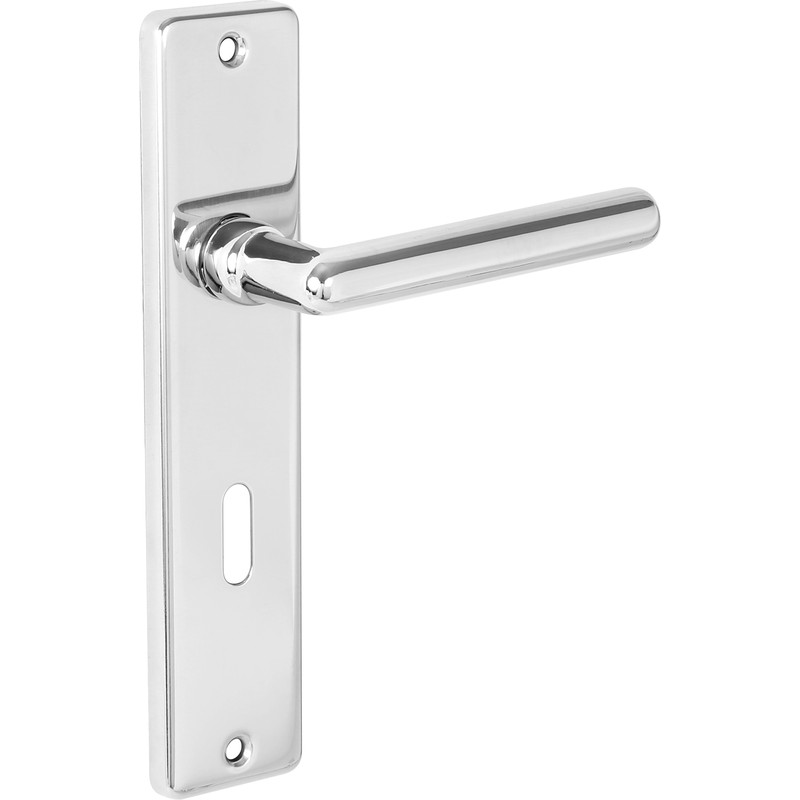 Urfic Calais Polished Handle Lock (Pair) in Silver Nickel | Compare The Build