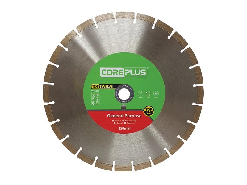 CorePlus CORDBTT12350 Top Twelve General Purpose Diamond Blade 350mm | Compare The Build