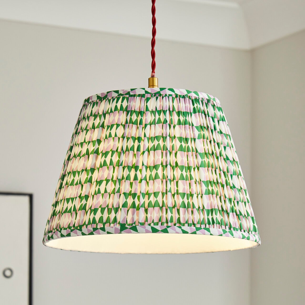 Joyce Conical Green Lamp Shade Green Price Comparisons | Compare The Build