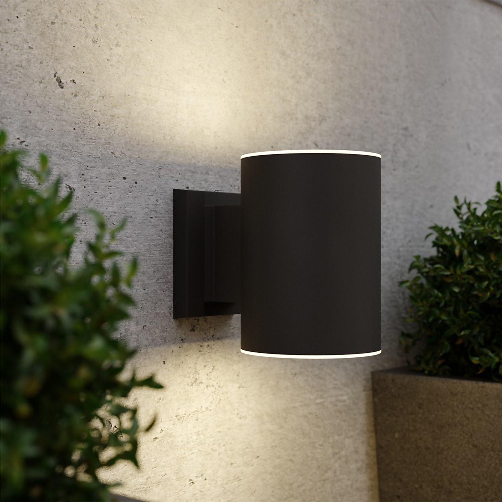 Grantham Up & Down Solar Wall Light Price Comparisons | Compare The Build