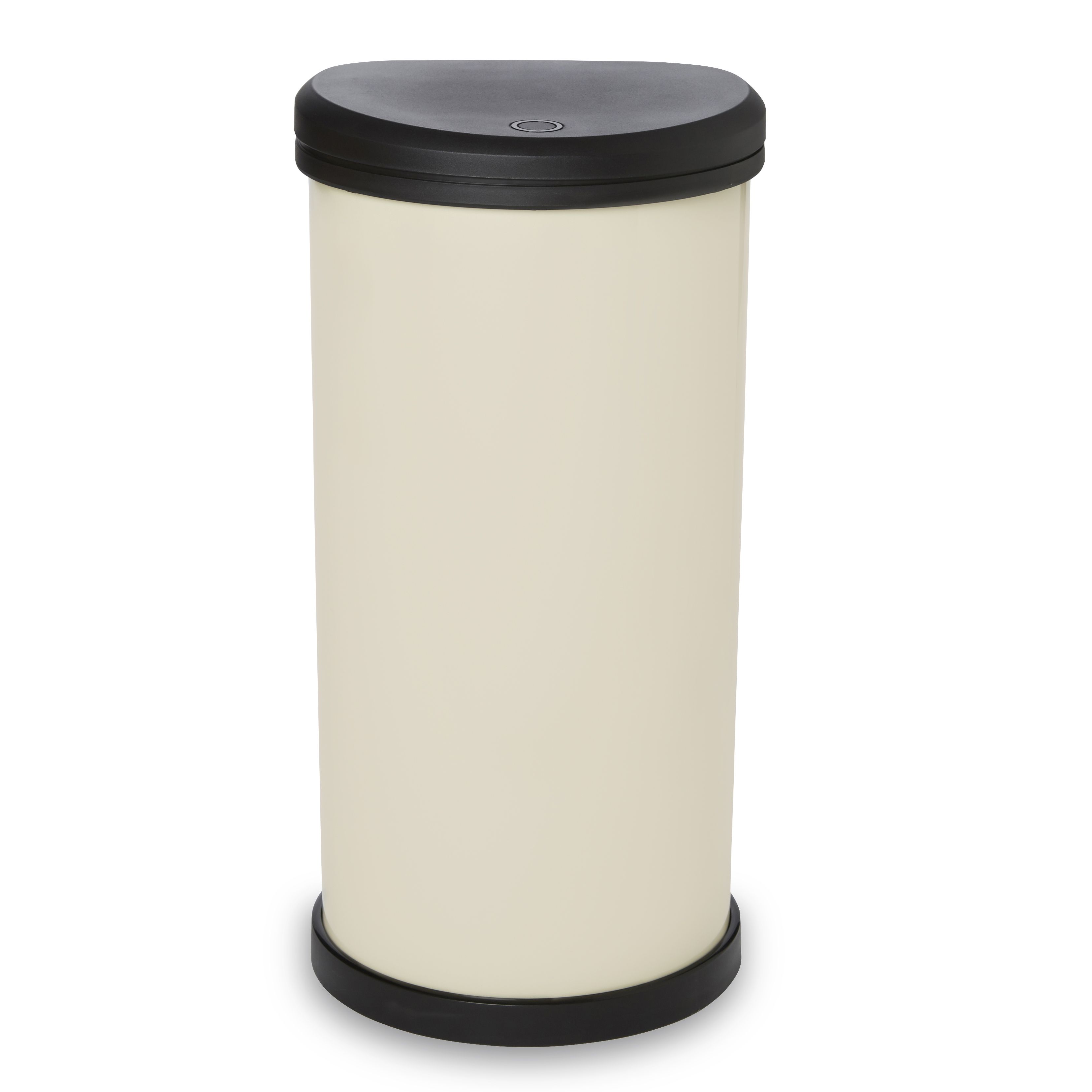 Cooke & Lewis Amphora Cream Plastic Freestanding Kitchen Bin, 40L | Compare The Build