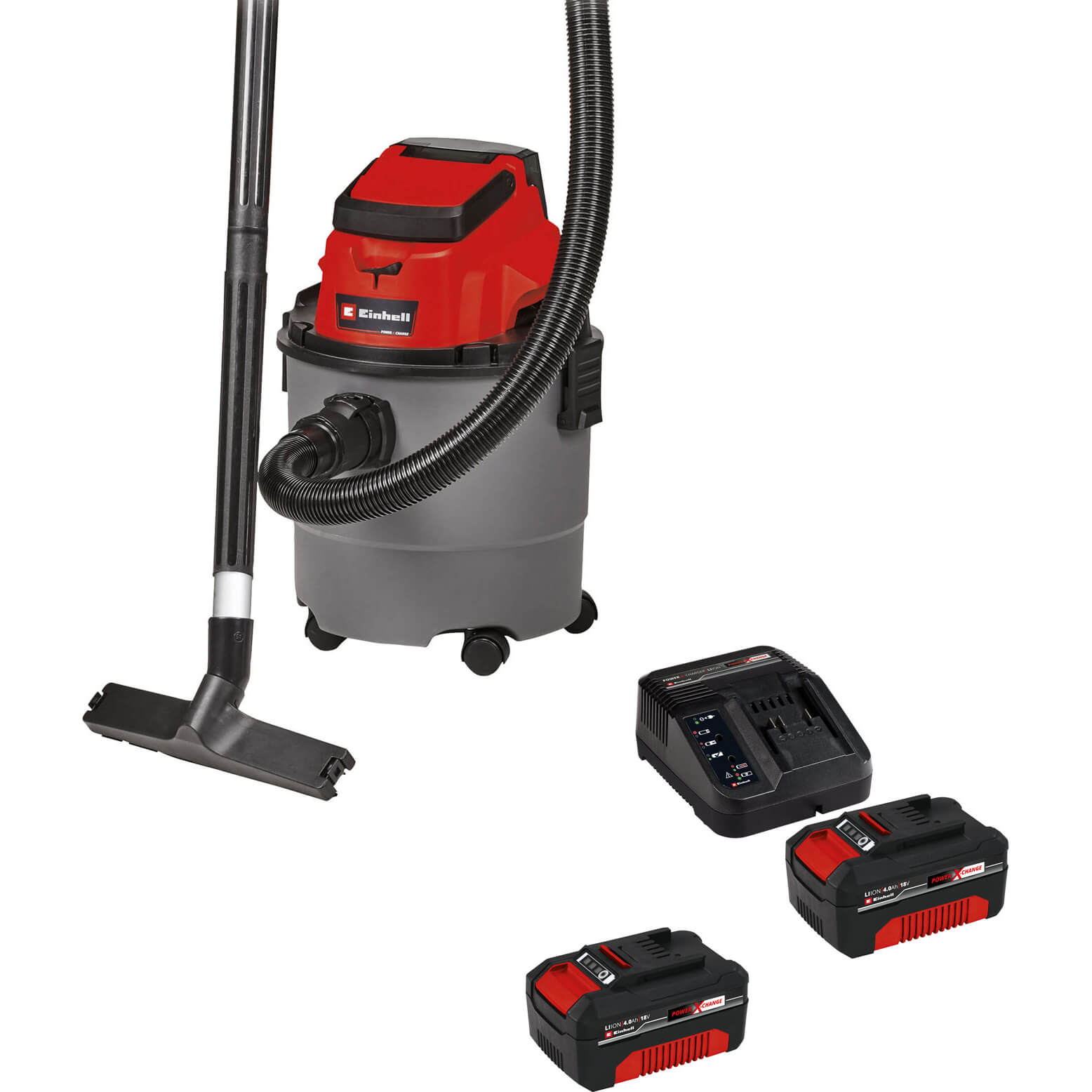 Einhell TC-VC 18/15 18v Cordless Wet and Dry Vacuum Cleaner 15L 2 x 4ah Li-ion Charger Price Comparisons | Compare The Build