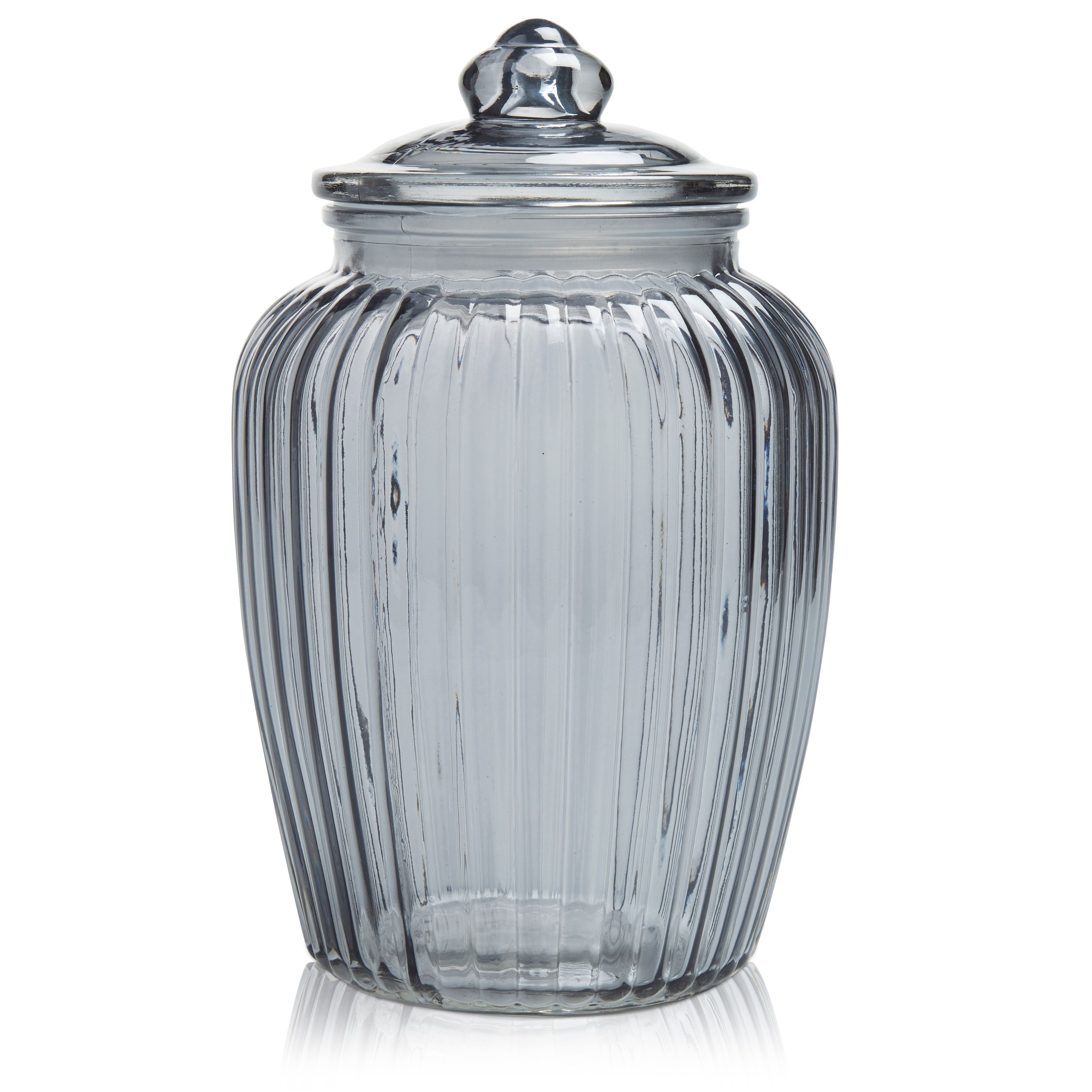 Large Ornate Glass Jar, Grey Price Comparisons | Compare The Build