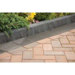 Marshalls Keykerb Smooth Edging Stone Pack - Charcoal 125 x 127mm 37.8m2 | Compare The Build