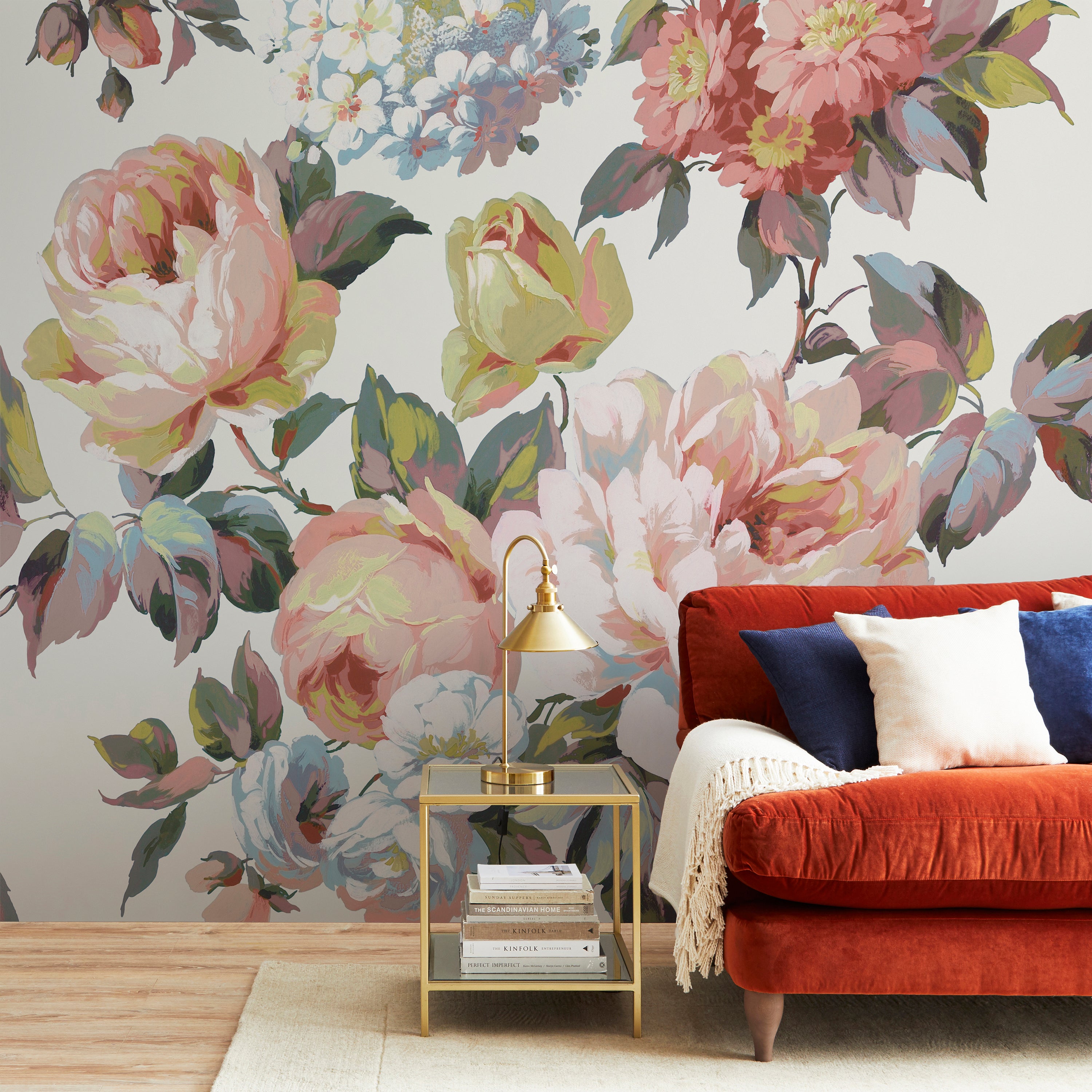 Floral Wall Mural Terracotta Price Comparisons | Compare The Build