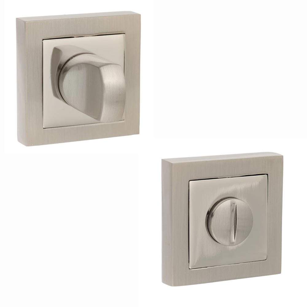 Atlantic Senza Pari WC Turn and Release on Square Rose - Satin Nickel &amp; Polished Nickel Atlantic UK SPCWCSNNP Price Comparisons | Compare The Build