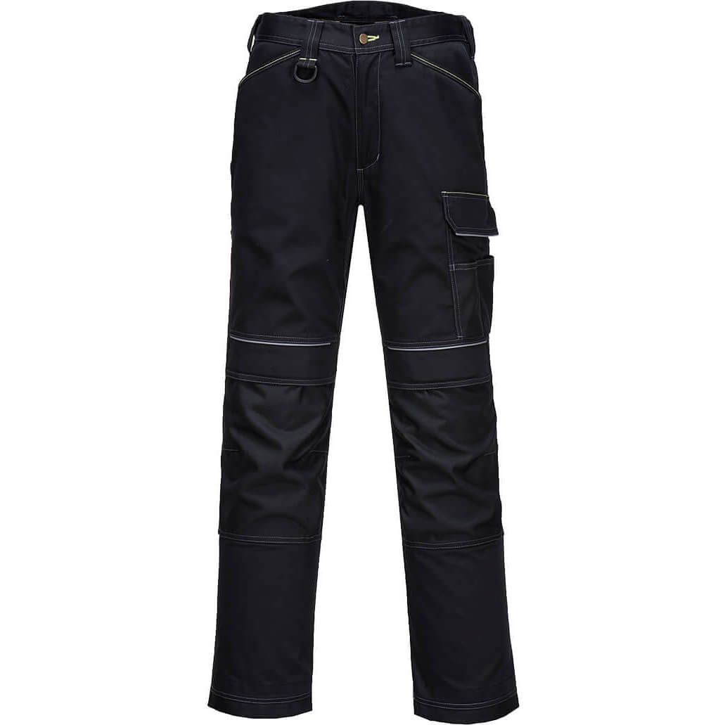 Portwest PW3 Lightweight Stretch Work Trousers Black 44" 31" Price Comparisons | Compare The Build