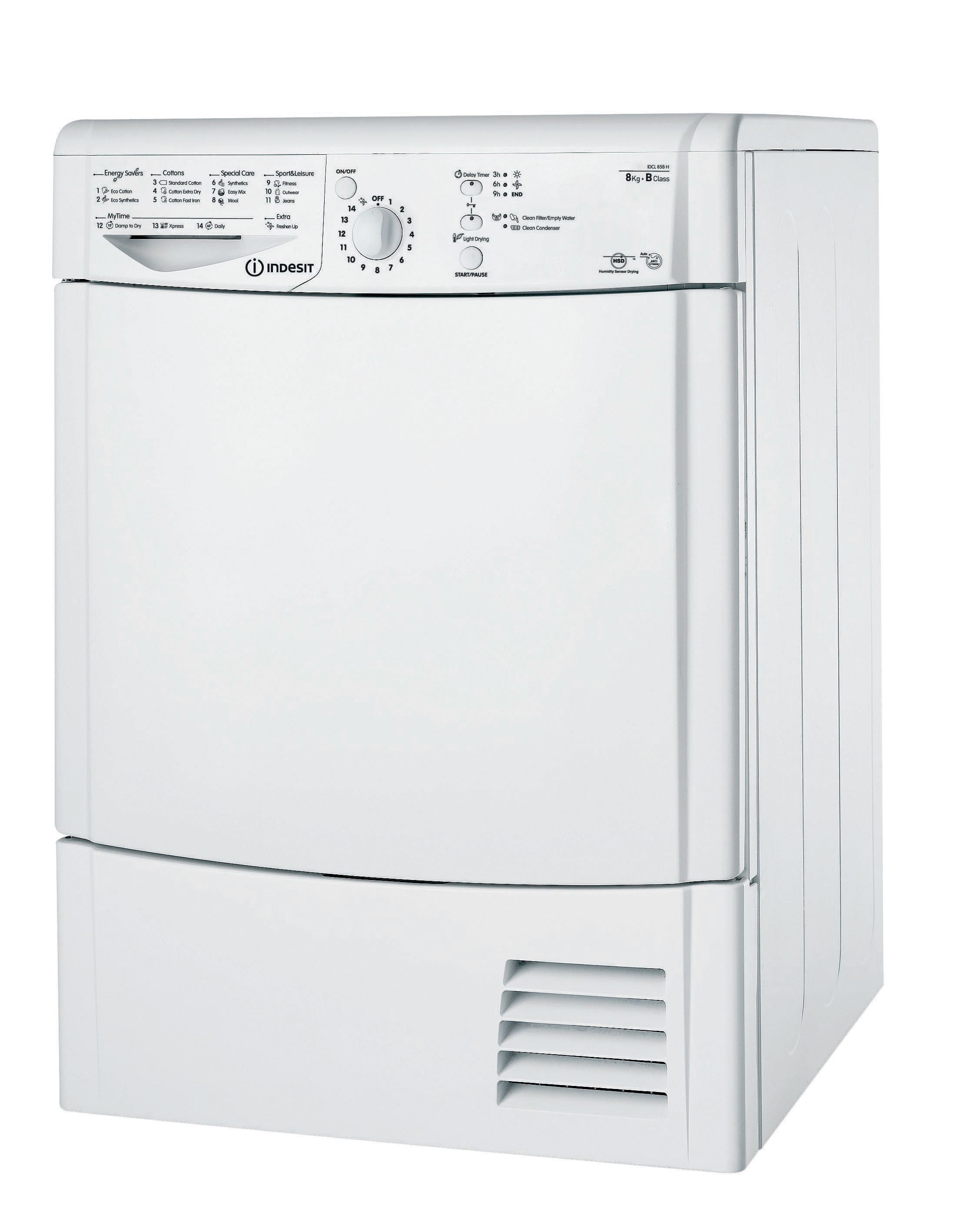 Indesit Idcl85Bh White Freestanding Condenser Tumble Dryer, 8Kg Price Comparisons | Compare The Build