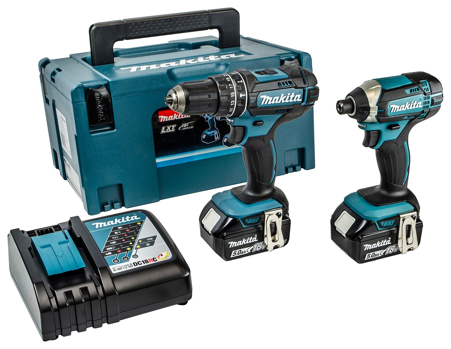 Makita 18V LXT Combi & Impact Driver Kit 2 x 5.0Ah Price Comparisons | Compare The Build