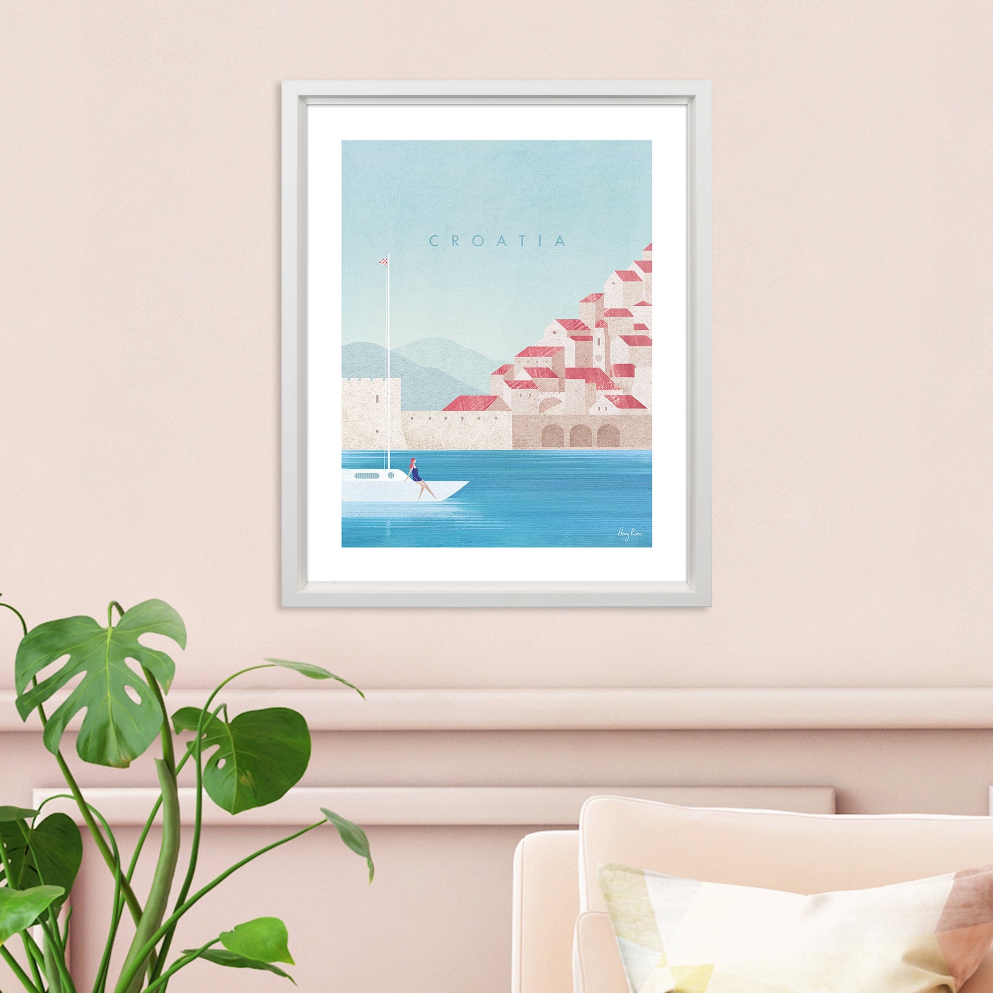 The Art Group Croatia Framed Print MultiColoured Price Comparisons | Compare The Build