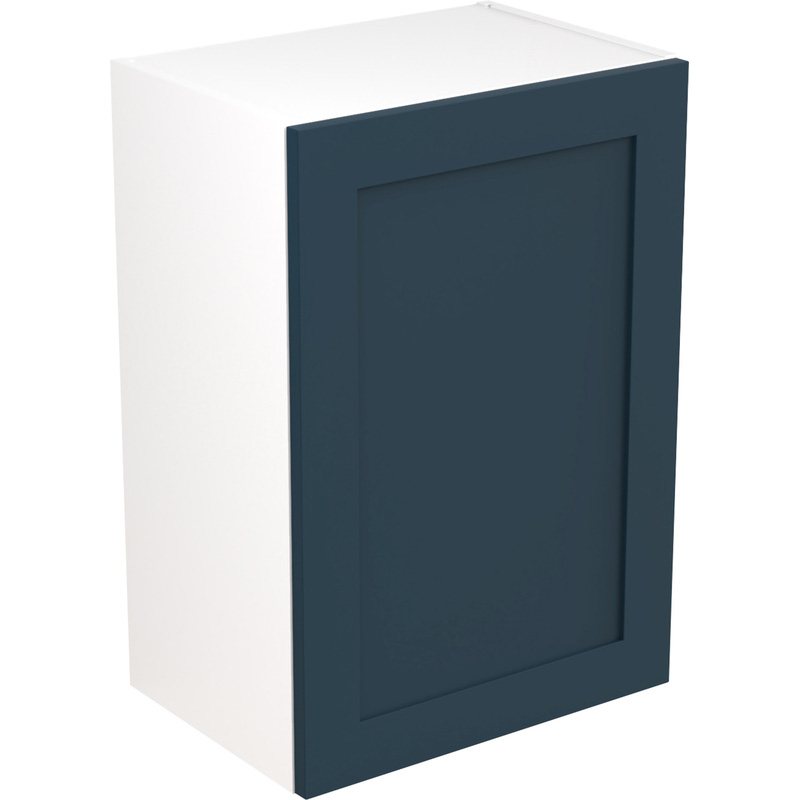 Kitchen Kit Ready Made Shaker Kitchen Cabinet Wall Unit Ultra Matt 500mm in Indigo Blue Price Comparisons | Compare The Build