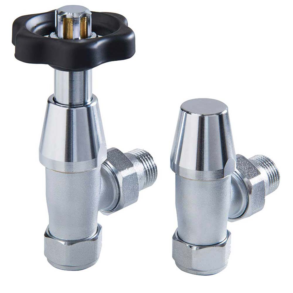 Nordic Thermostatic Valves, Chrome/Black Angled Price Comparisons | Compare The Build