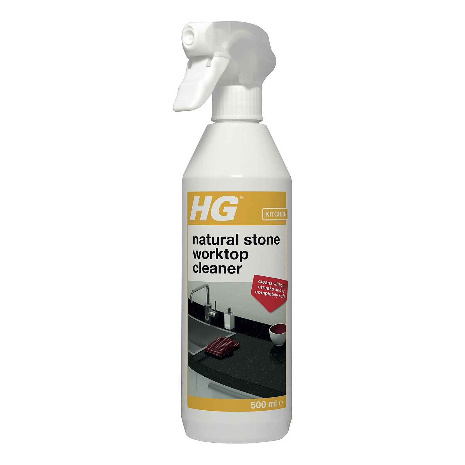 HG Natural Stone Kitchen Top Cleaner - 500ml | Compare The Build