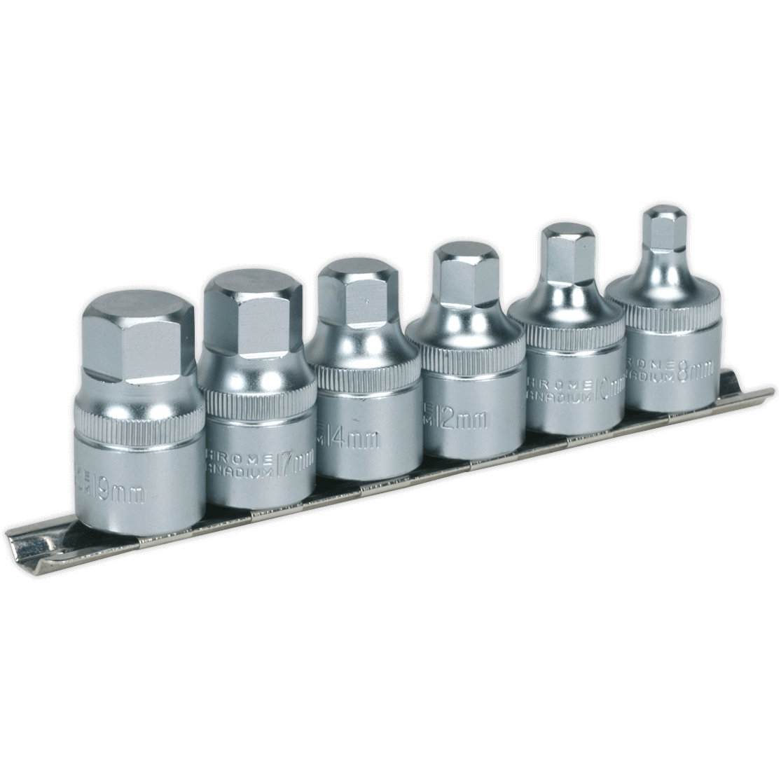 Sealey 6 Piece 1/2" Drive Stubby Hexagon Socket Bit Set Metric 1/2" Price Comparisons | Compare The Build