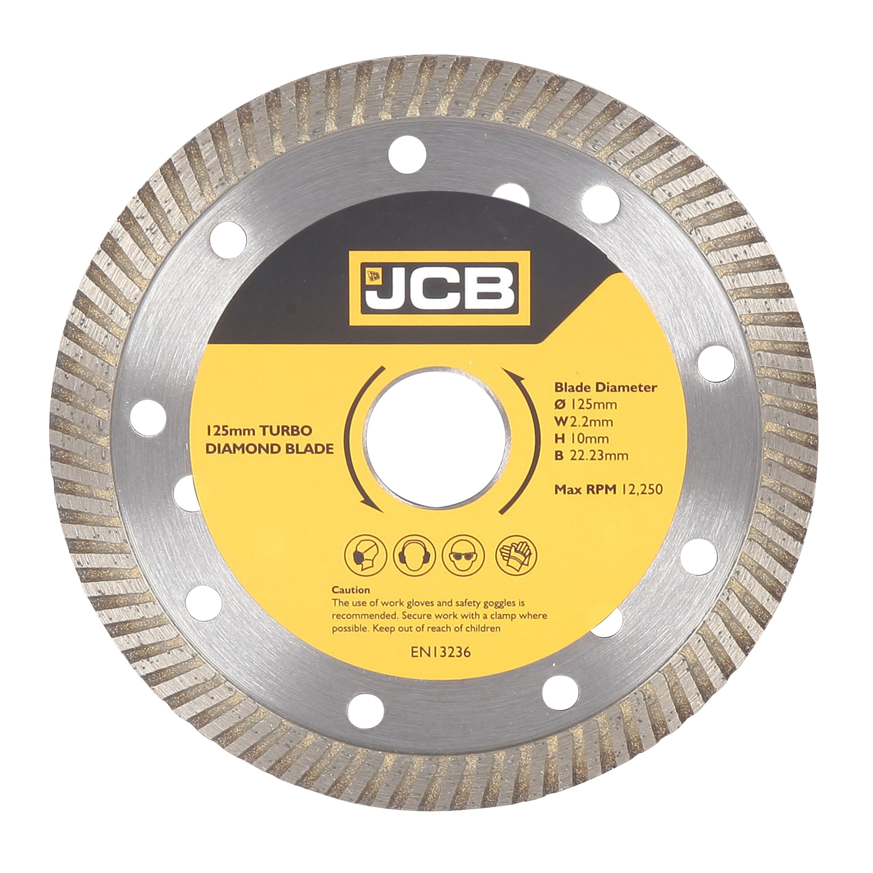 Jcb Turbo (Dia)125mm Diamond Blade Price Comparisons | Compare The Build