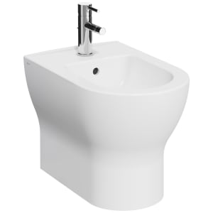 Kerala Round Back To Wall Floorstanding Bidet - 400 x 355mm Price Comparisons | Compare The Build