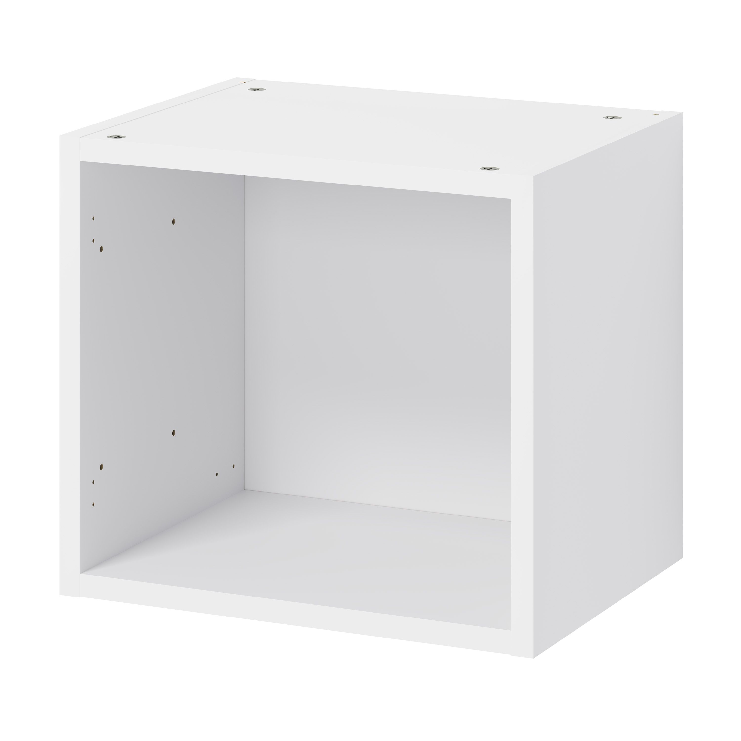 GoodHome Caraway Matt White Bridging Wall Cabinet, (W)400mm (D)320mm Price Comparisons | Compare The Build