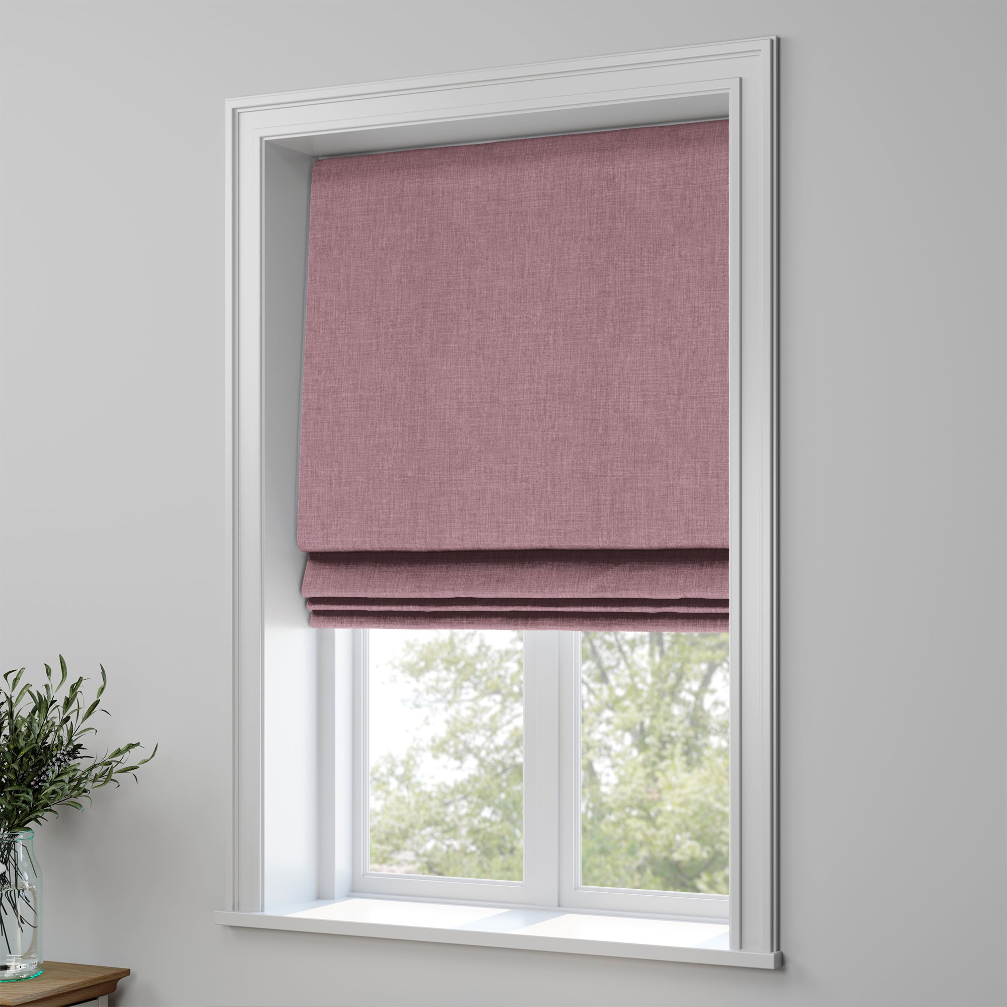 Linoso Made to Measure Roman Blind Linoso Heather Price Comparisons | Compare The Build