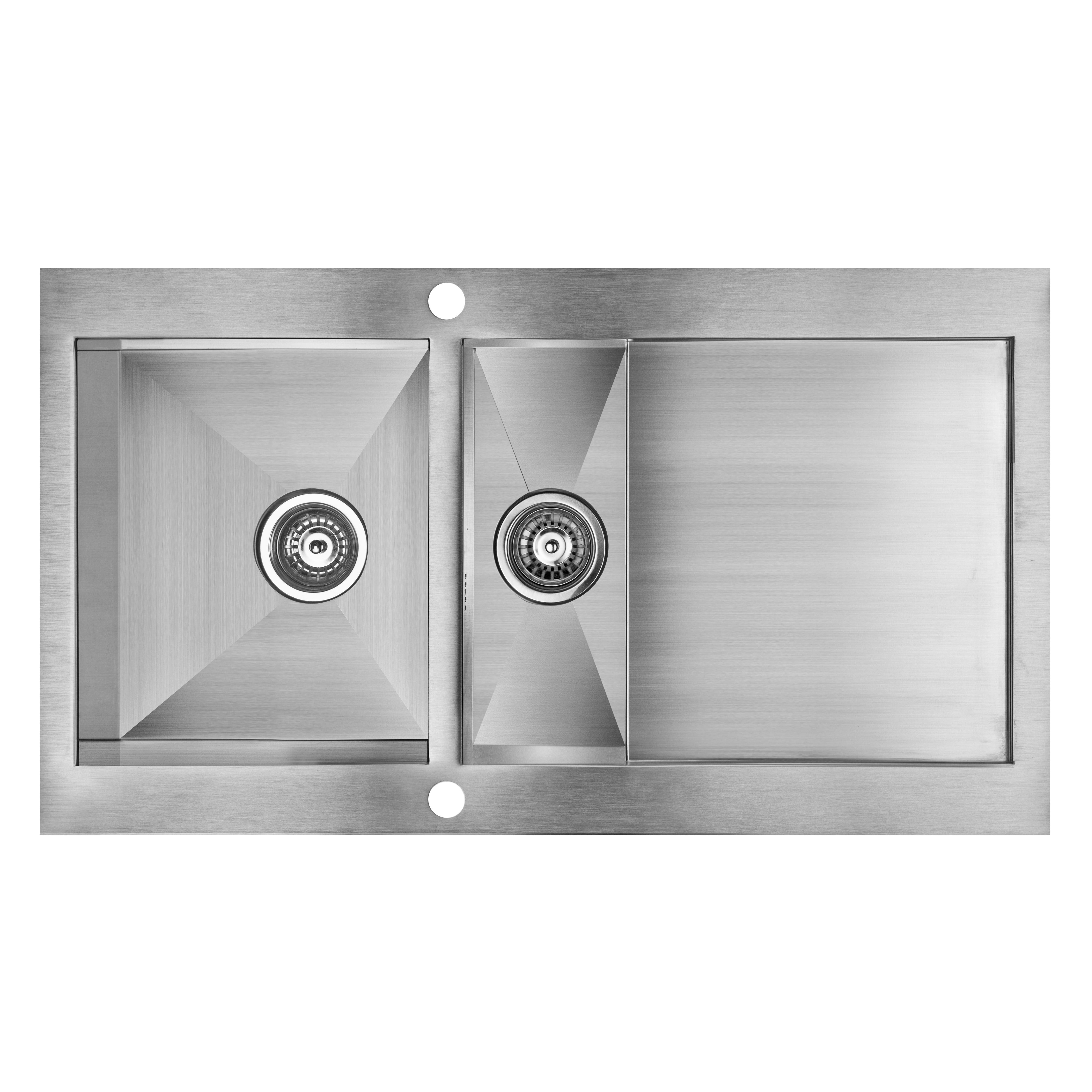 Cooke & Lewis Unik 1.5 Bowl Satin Stainless Steel Sink With Reversible Drainer Price Comparisons | Compare The Build