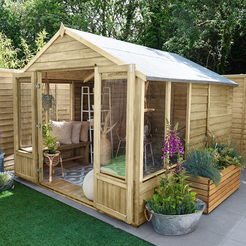 Oakley Overlap Apex Summerhouse  - Installation Included / 8x10 Price Comparisons | Compare The Build