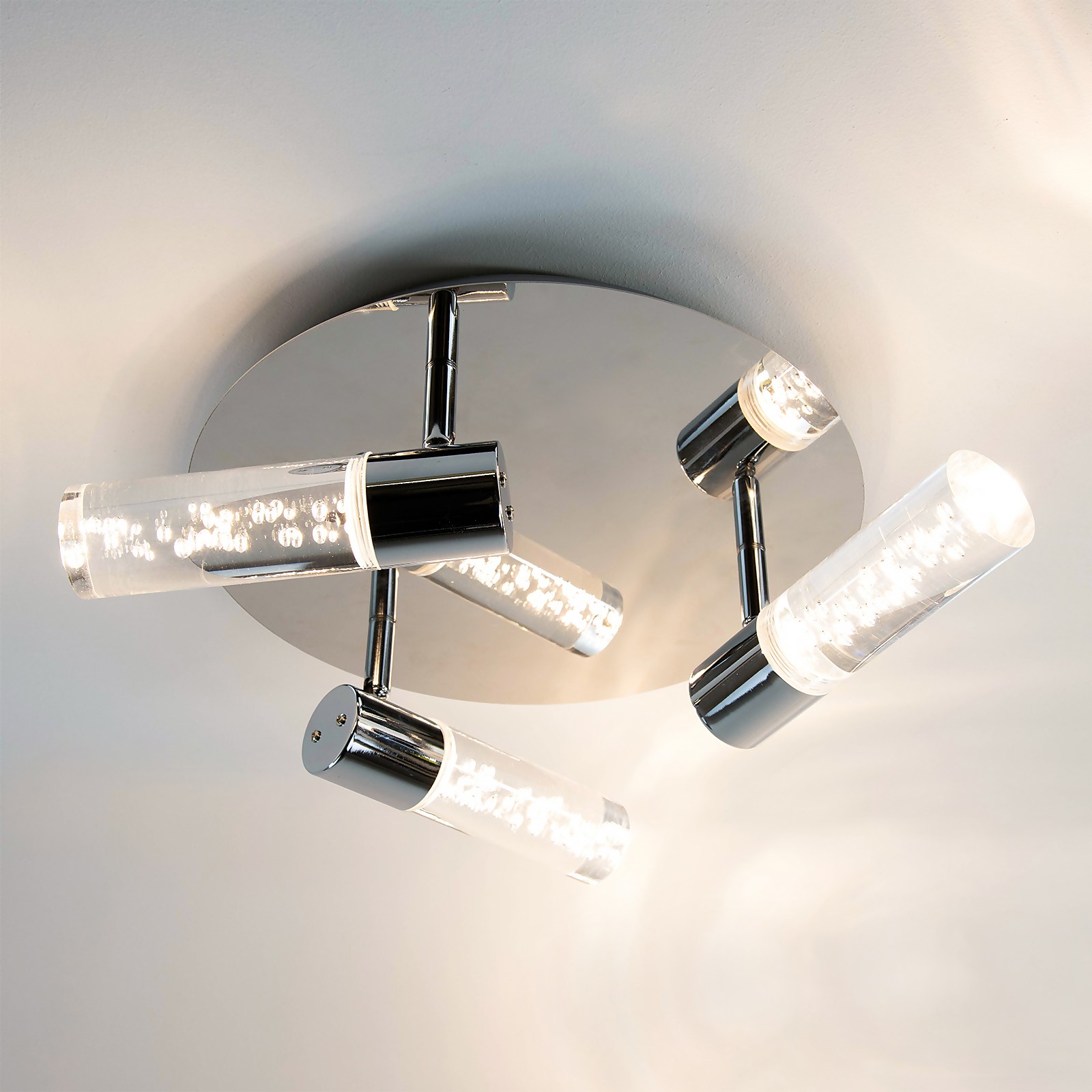 Ariel 3 x 6w LED Bathroom Bubble Ceiling Light | Compare The Build