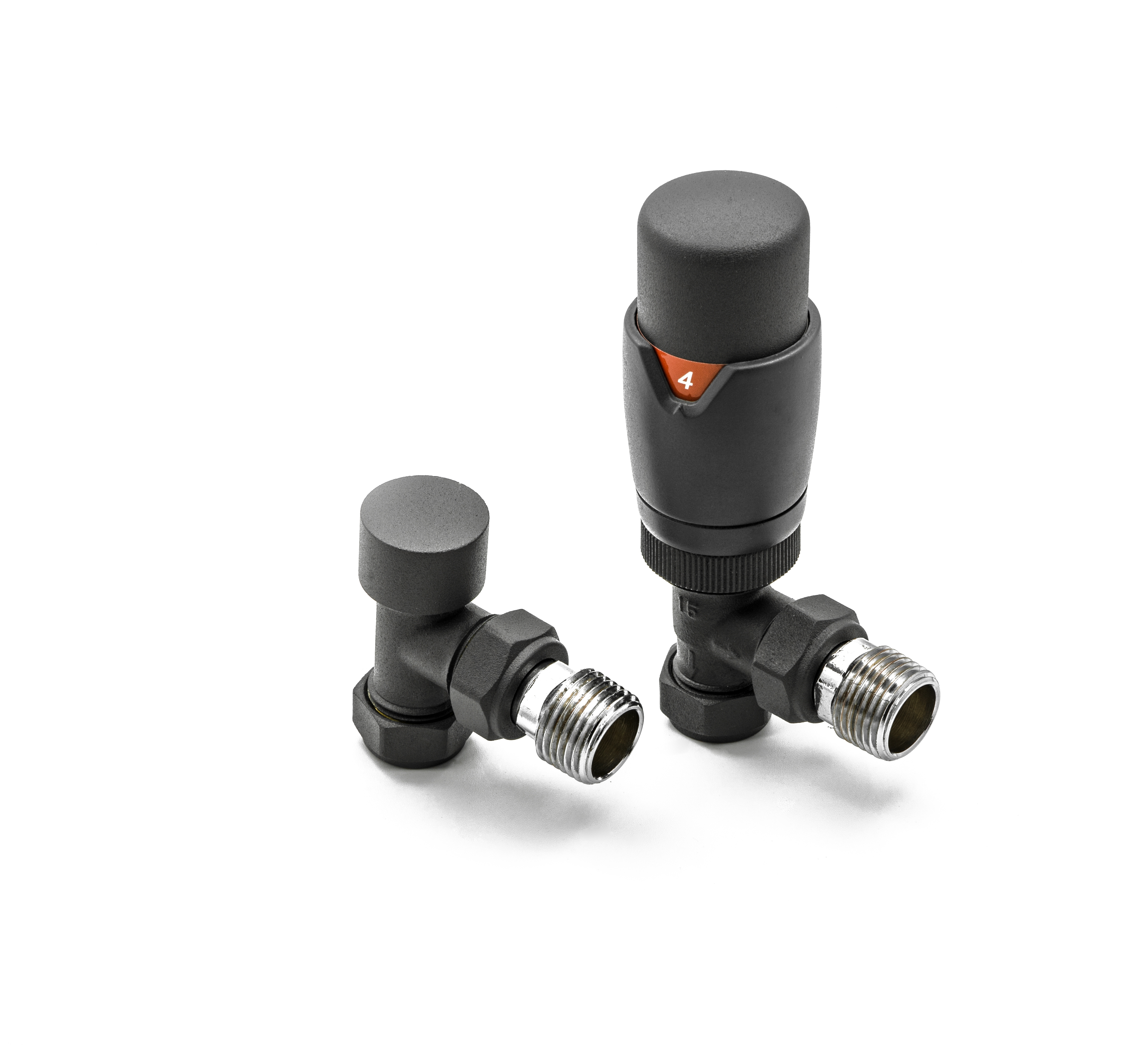 Reina Thermostatic Valves, Modal, Anthracite Angled Price Comparisons | Compare The Build