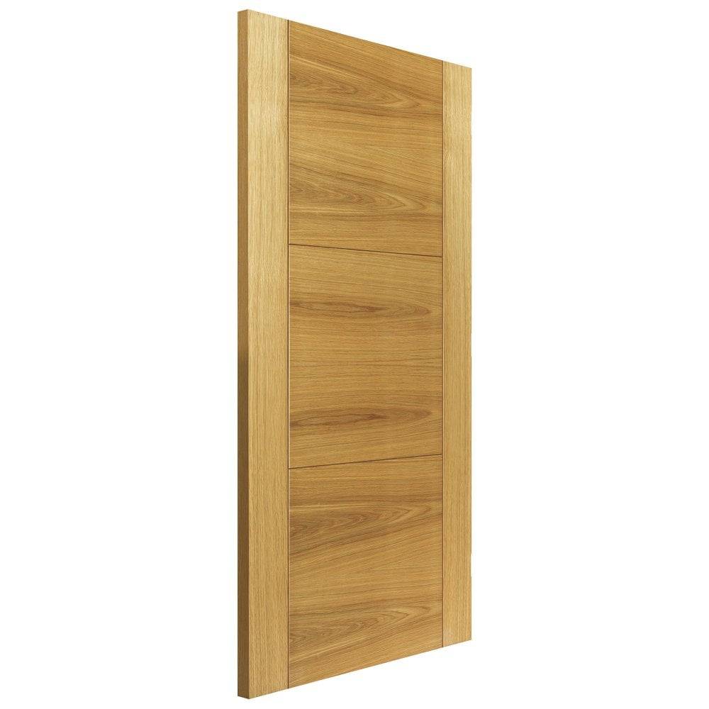JB Kind Internal Oak Veneer Mistral Fully Finished 3P Door 1981mm x 762mm x 35mm (78" x 30") Price Comparisons | Compare The Build