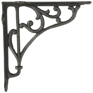 Ornate Steel Railway Shelf Bracket - 200 x 200mm Price Comparisons | Compare The Build