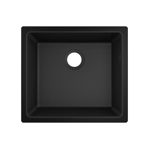 hansgrohe S51 Graphite Black SilicaTec Undermount Kitchen Sink - 1 Bowl S510-U450 Price Comparisons | Compare The Build