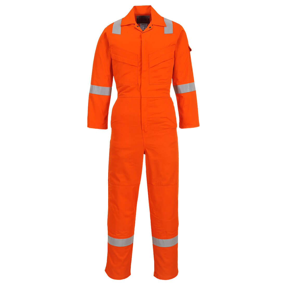 Biz Flame Mens Flame Resistant Lightweight Antistatic Coverall Orange XS 32" Price Comparisons | Compare The Build