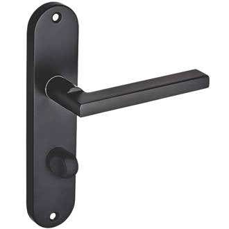 Esquire Lever Bathroom Door Handle Matt Black | Compare The Build