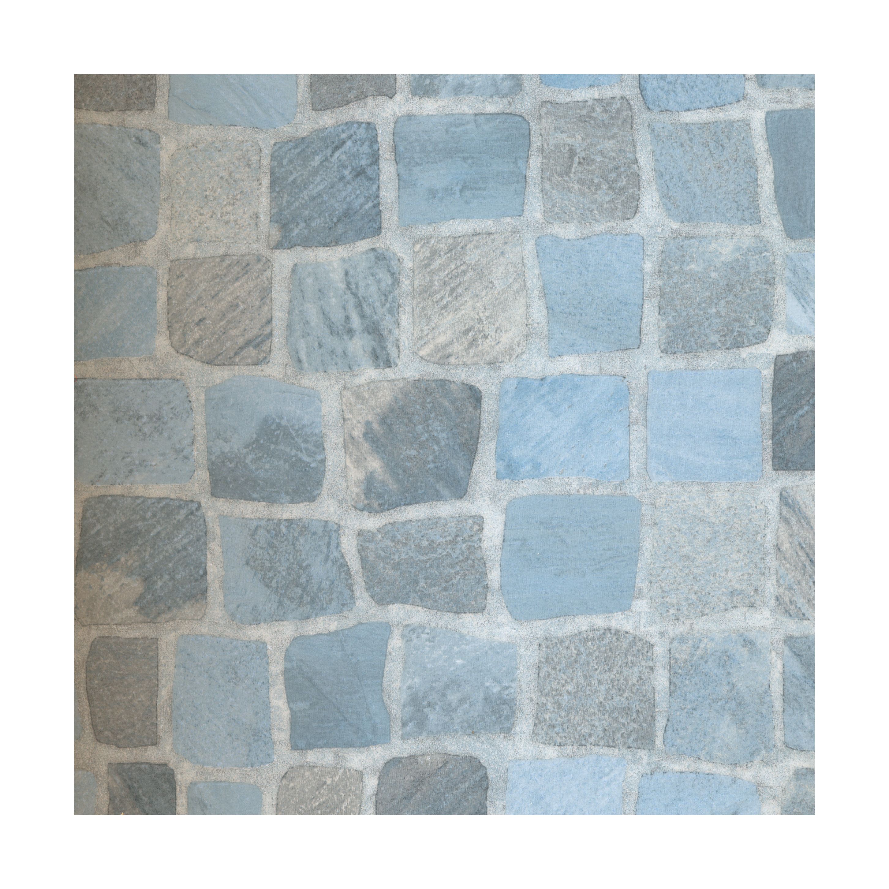 Blue Tile Effect Self Adhesive Tiles, Pack Of 6 Price Comparisons | Compare The Build