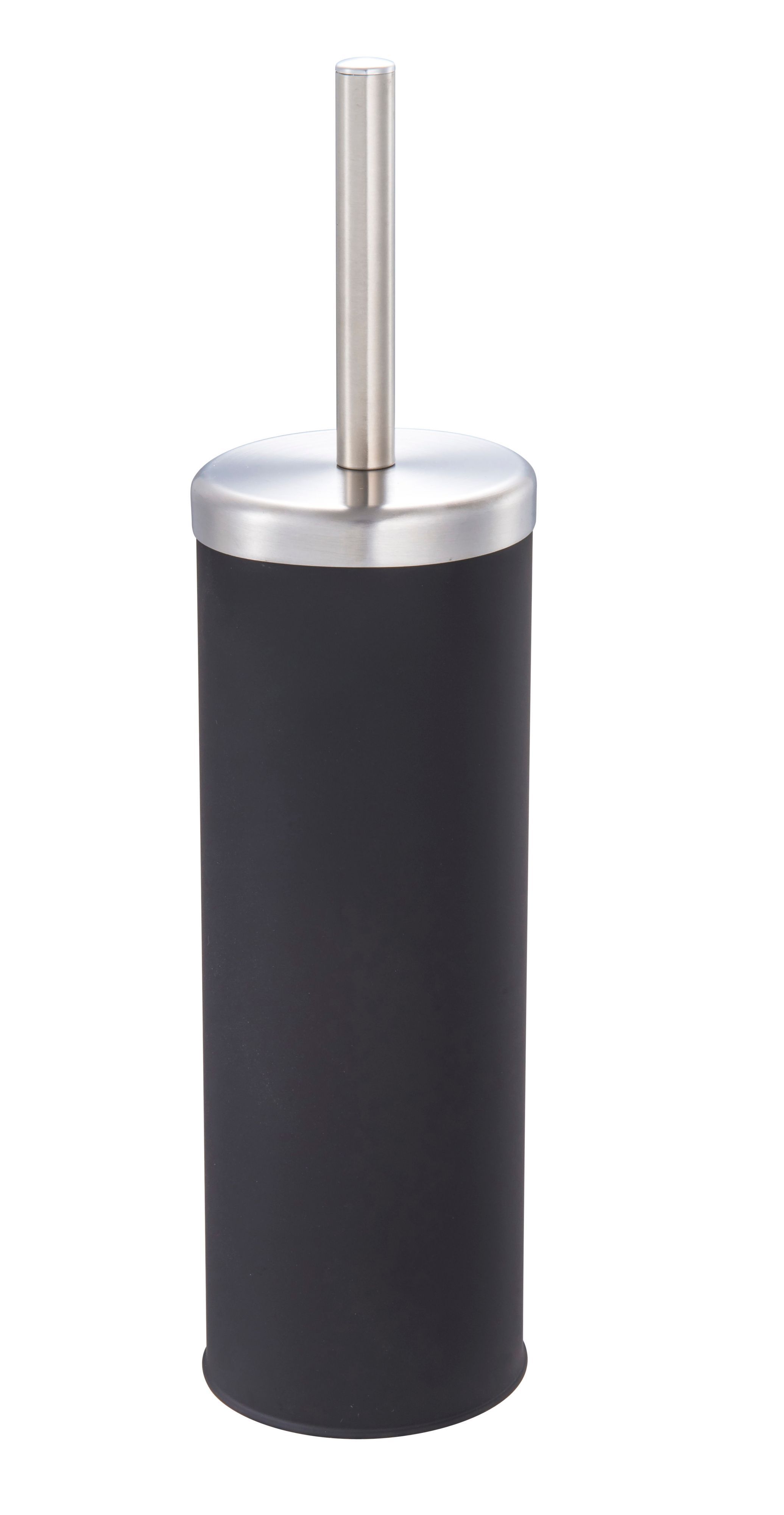 Cooke & Lewis Kamakura Black Matt & Brushed Chrome Toilet Brush & Holder Price Comparisons | Compare The Build