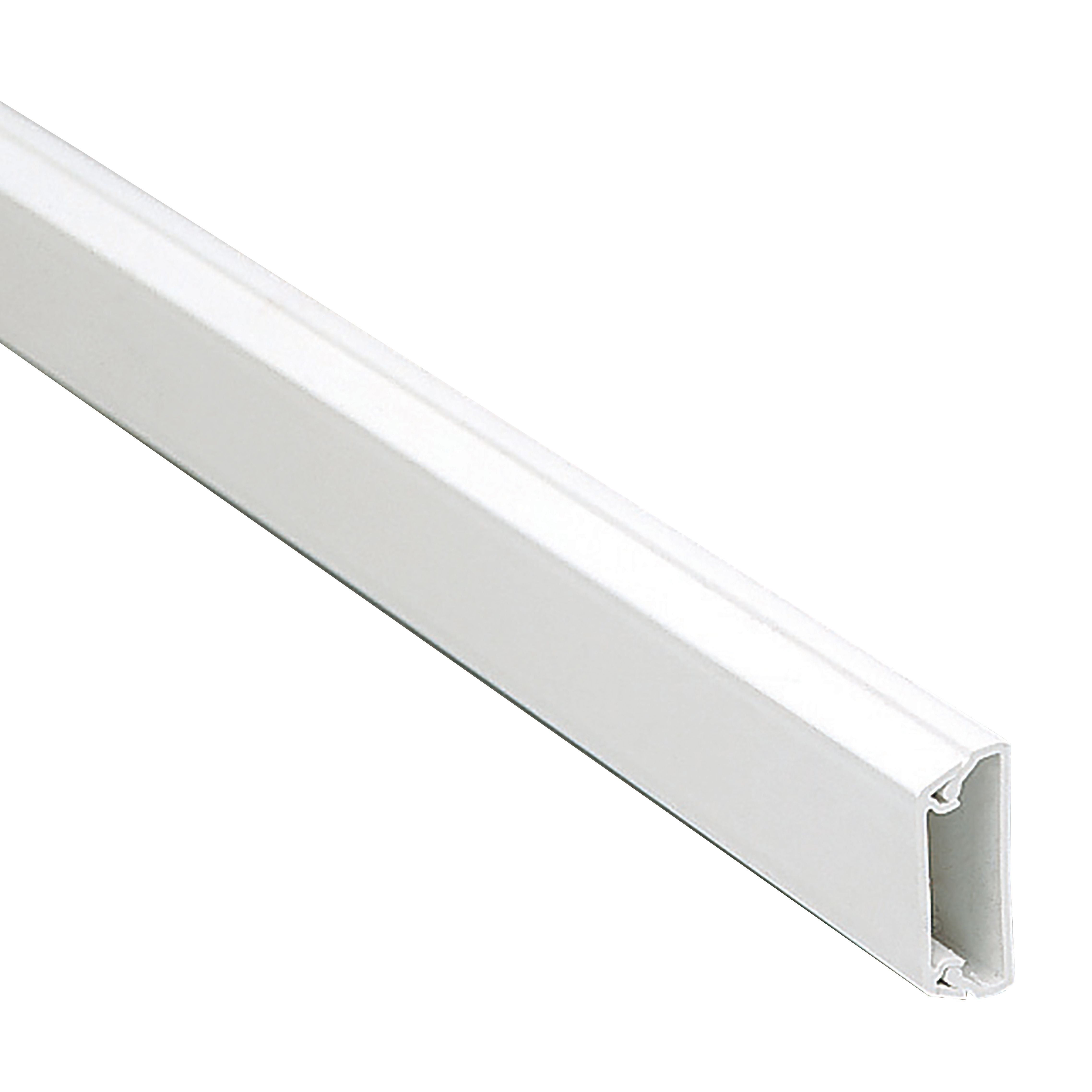 Mk White Square Mini Trunking,(W)50mm (L)2M Price Comparisons | Compare The Build