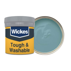 Wickes Tough & Washable Matt Emulsion Paint Tester Pot - Ostrich Egg Blue No.936 - 50ml Price Comparisons | Compare The Build