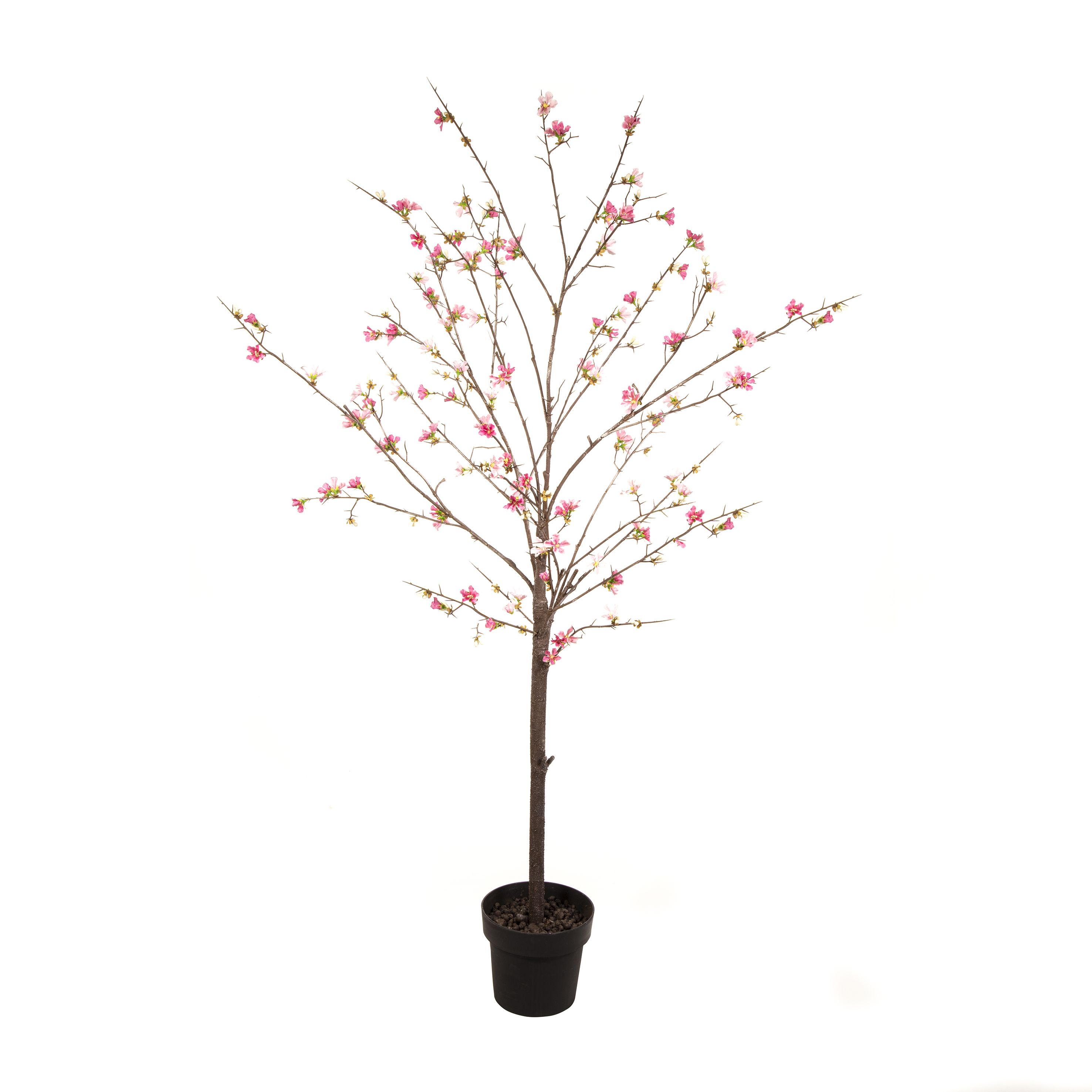 168Cm Peach Blossom Tree Artificial Plant In Black Pot Price Comparisons | Compare The Build